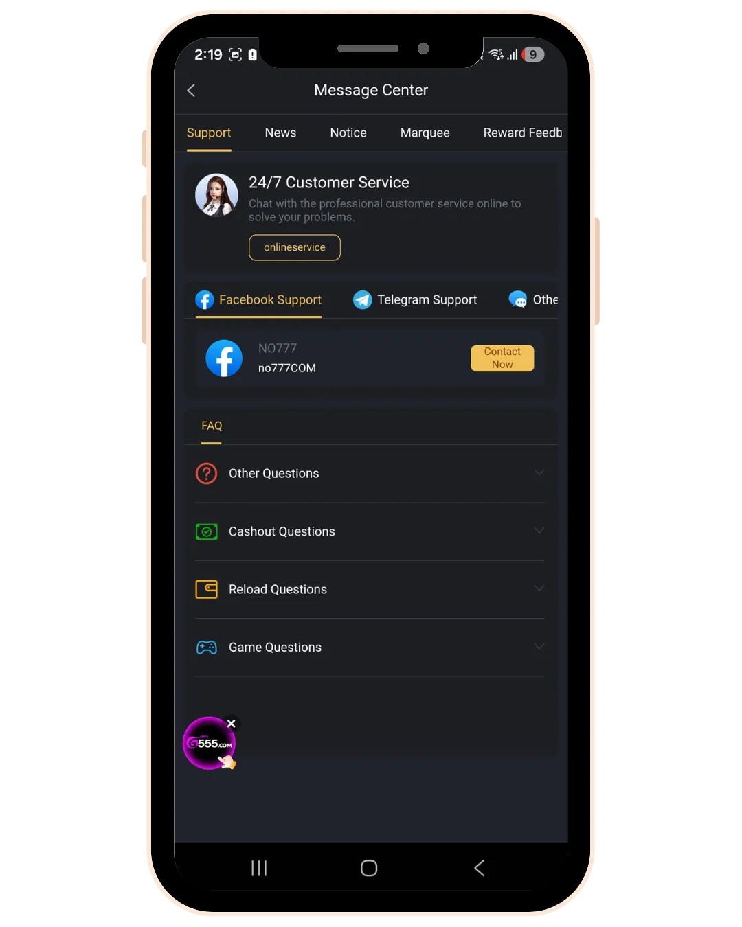 no 777 game download